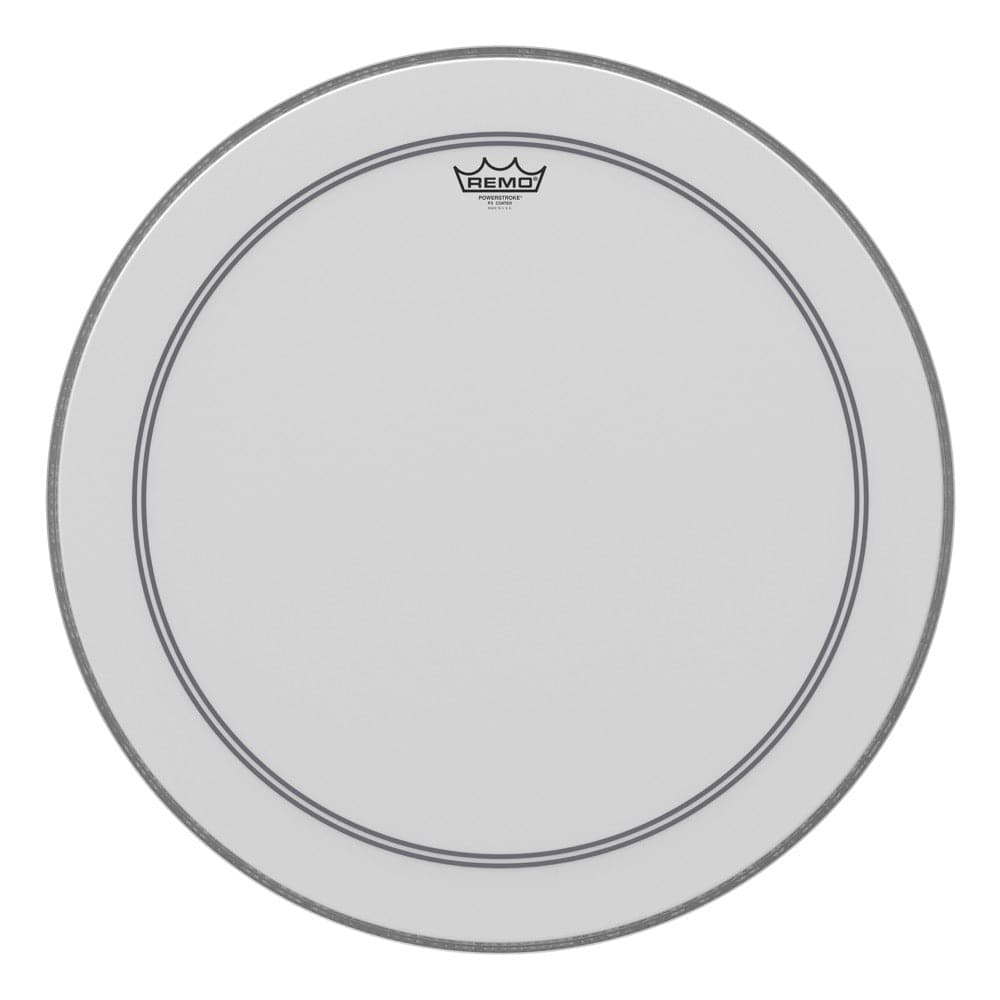 Remo Coated Powerstroke P3 24 Inch Drum Head w/2.5 Impact Patch