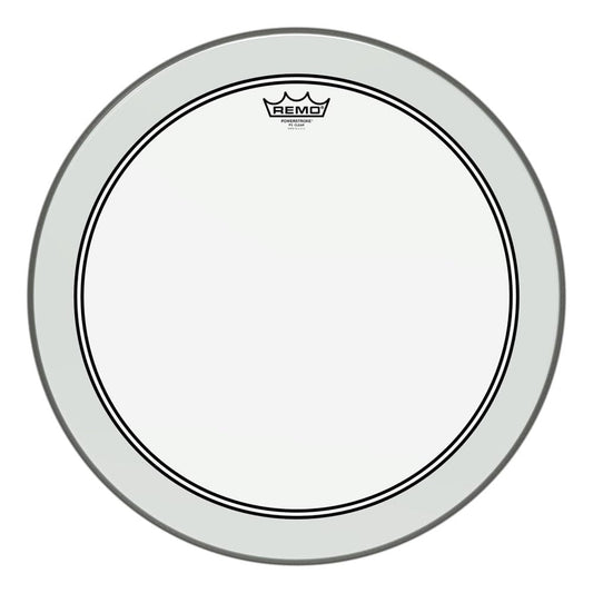 Remo Clear Powerstroke P3 18 Inch Bass Drum Head : 2.5 Impact Patch