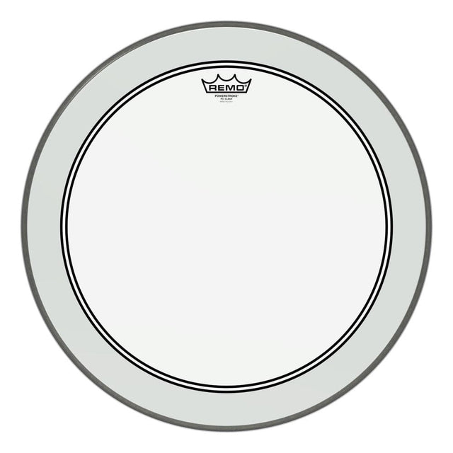 Remo Clear Powerstroke P3 20 Inch Drum Head w/2.5 Impact Patch