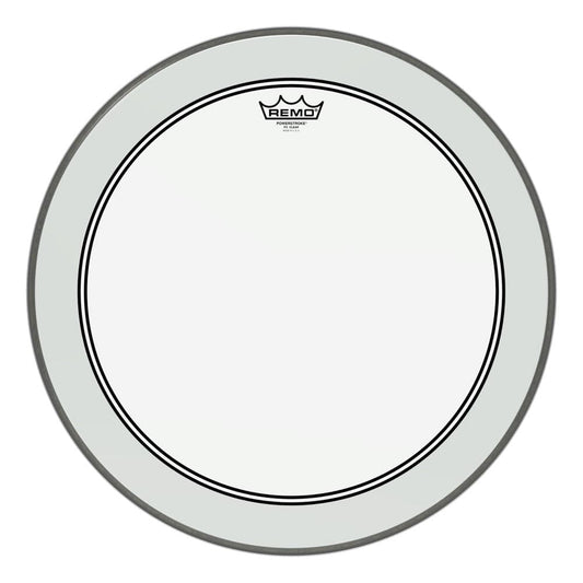 Remo Clear Powerstroke P3 22 Inch Drum Head w/2.5 Impact Patch