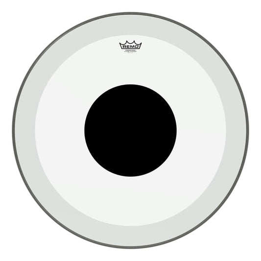 Remo Clear Powerstroke 26 Inch Bass Drum Head w/ Top Black Dot
