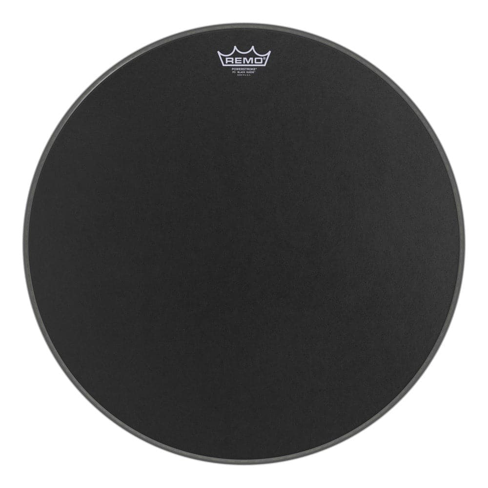 Remo Black Suede Powerstroke P3 22 Inch Bass Drum Head