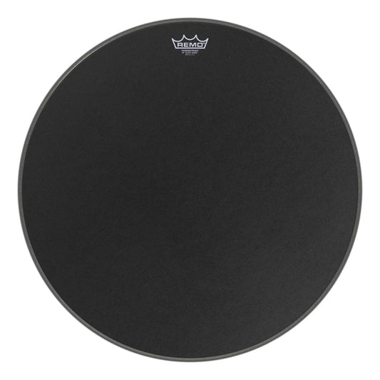 Remo Black Suede Powerstroke P3 24 Inch Bass Drum Head