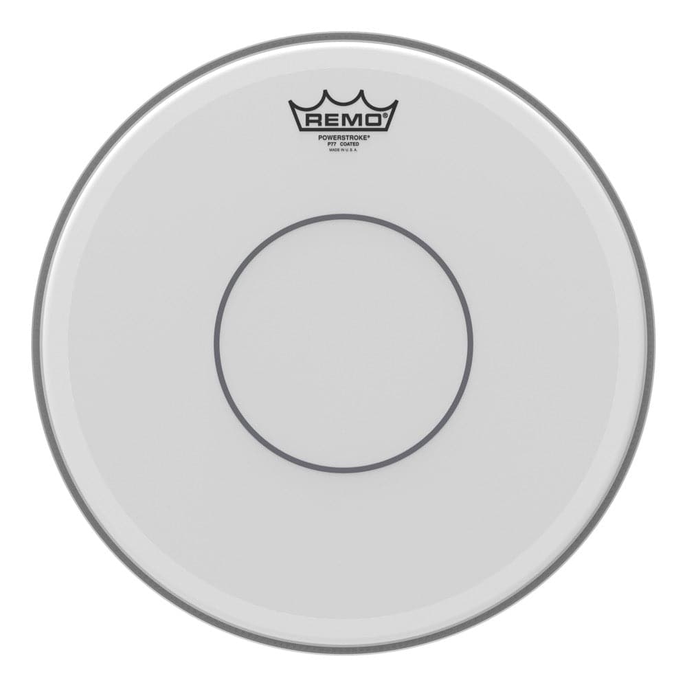 Remo Coated Powerstroke 77 14 Inch Drum Head w/Clear Dot