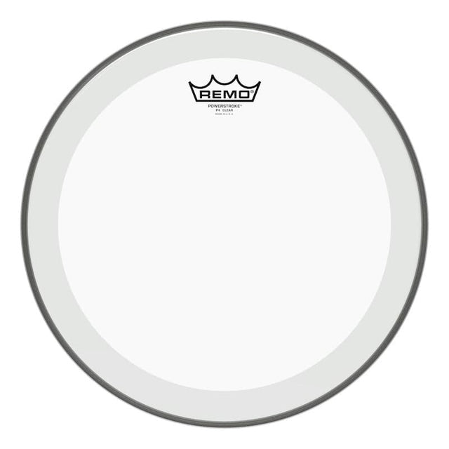 Remo Clear Powerstroke 4 40 Inch Bass Drum Head : With Impact Patch