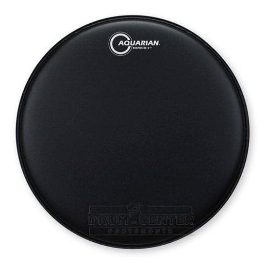 Aquarian Texture Coated Response 2 Drum Head 16 Black