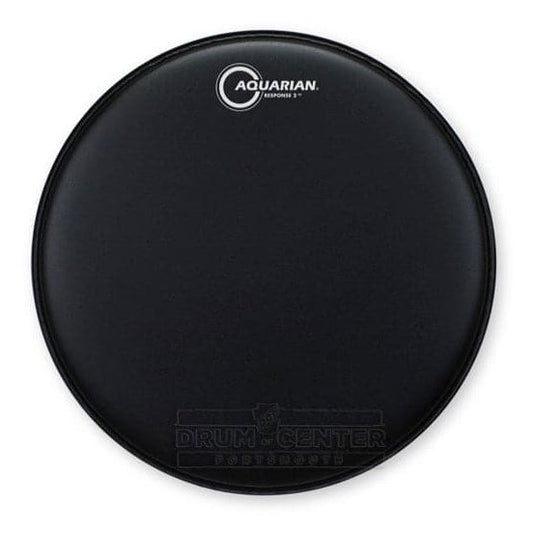 Aquarian Texture Coated Response 2 Drum Head 15 Black