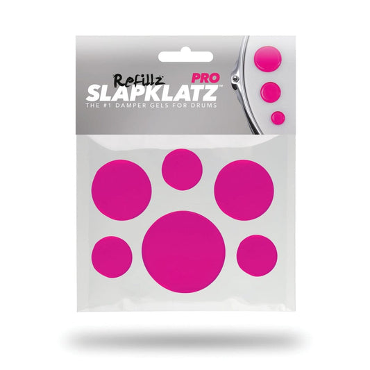 SlapKlatz Pro Refillz -12 Drum Dampener Gel Pads (No Case) Pink