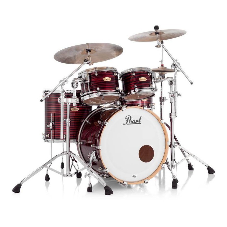 Pearl Reference One 4pc Drum Set w/22x18BD w/Standard R2 Mounts Red Oyster Swirl