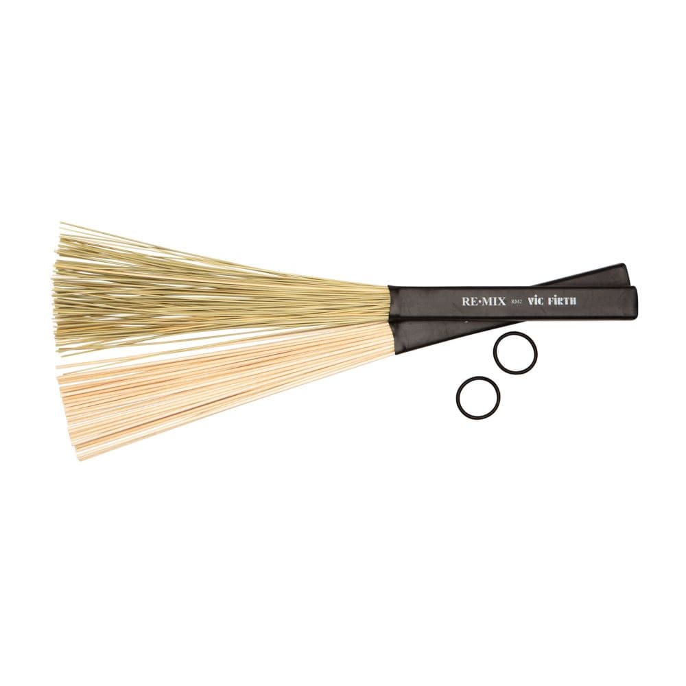 Vic Firth RE.MIX Brushes 2-pair combo pack (Grass & Birch)