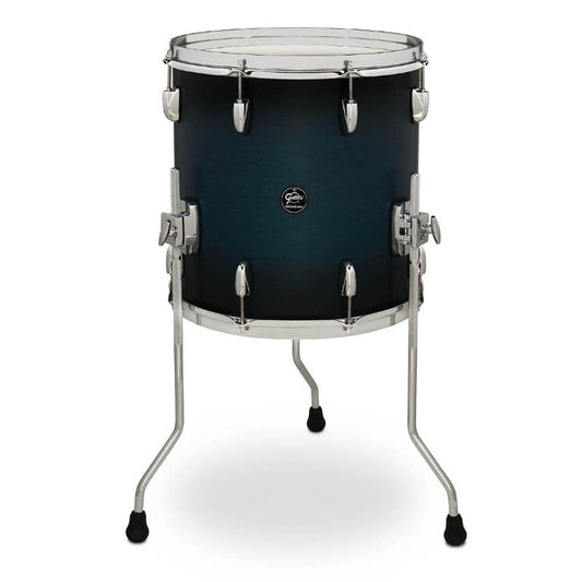 Gretsch Renown Floor Tom 14x14 - Satin Antique Blue Burst