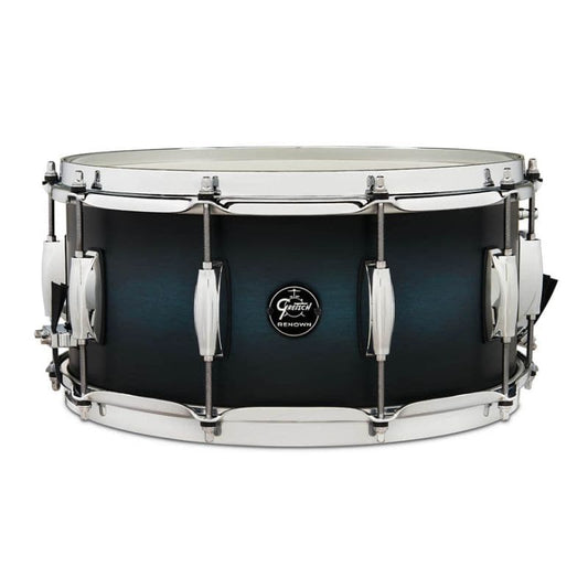 Gretsch Renown Snare Drum - 14x5.5 - Satin Antique Blue Burst