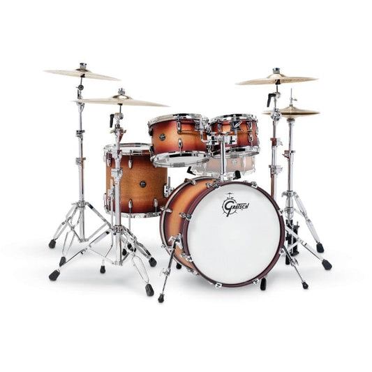 Gretsch Renown 4pc Drum Set 20/10/12/14 Satin Tobacco Burst