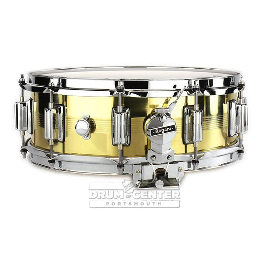 Rogers Dyna-sonic 7-Line Brass Snare Drum 14x5