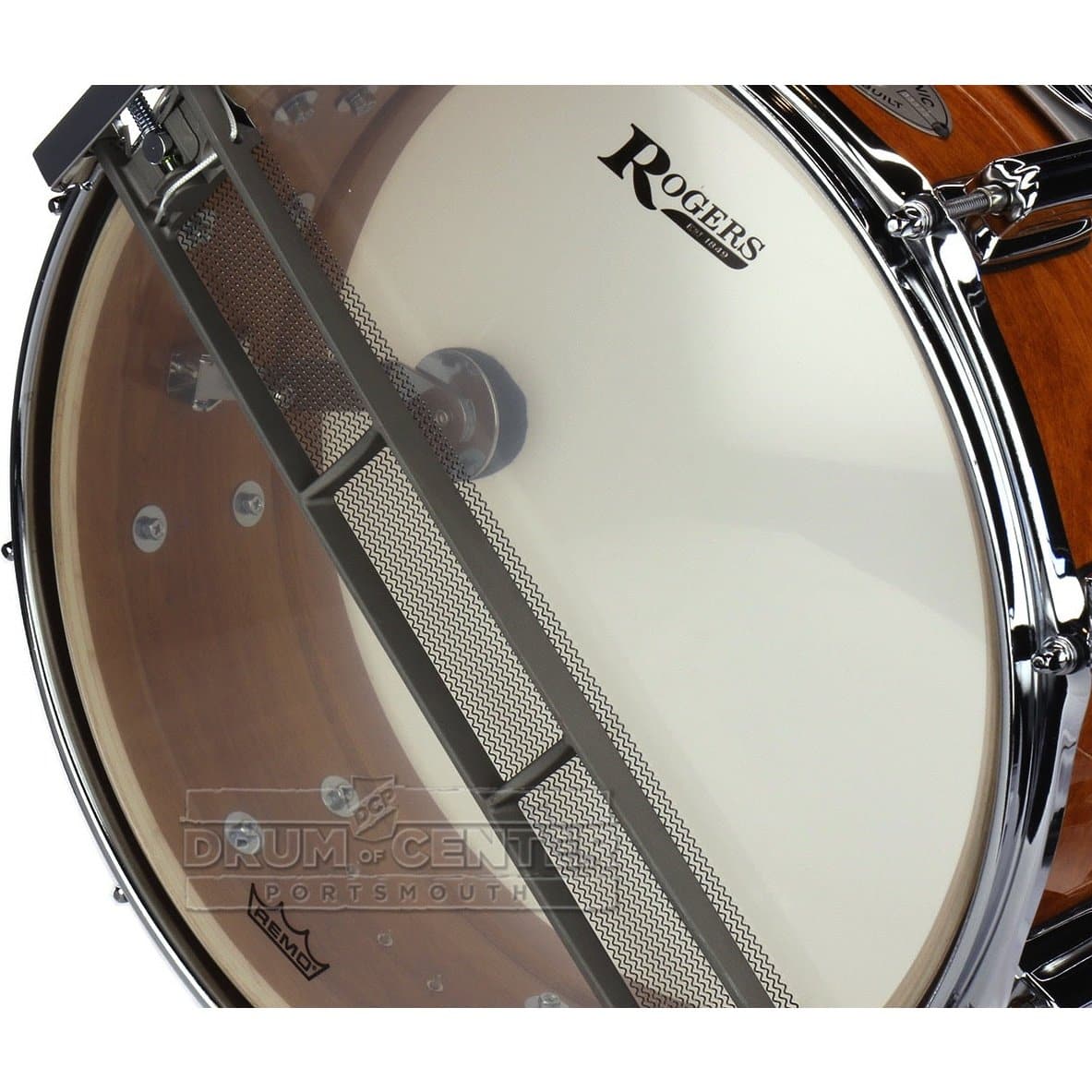 Rogers Dynasonic Classic Snare Drum 14x5 Fruit Wood Stain DCP