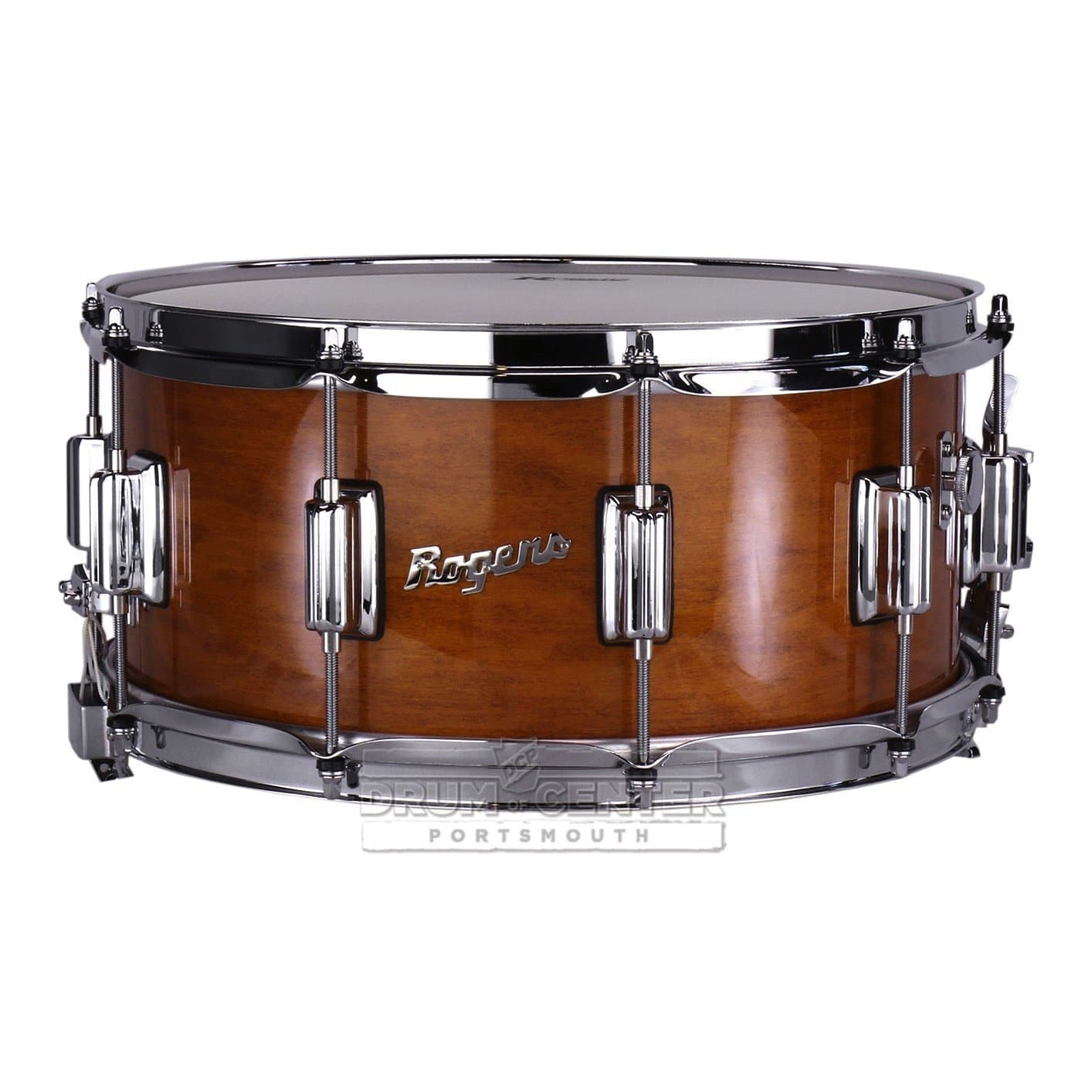 Rogers Dyna-sonic Classic Snare Drum 14x6.5 Fruit Wood Stain