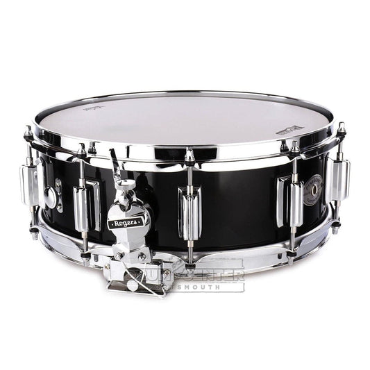 Rogers Dyna-sonic Wood Shell Snare Drum 14x5 Black Lacquer