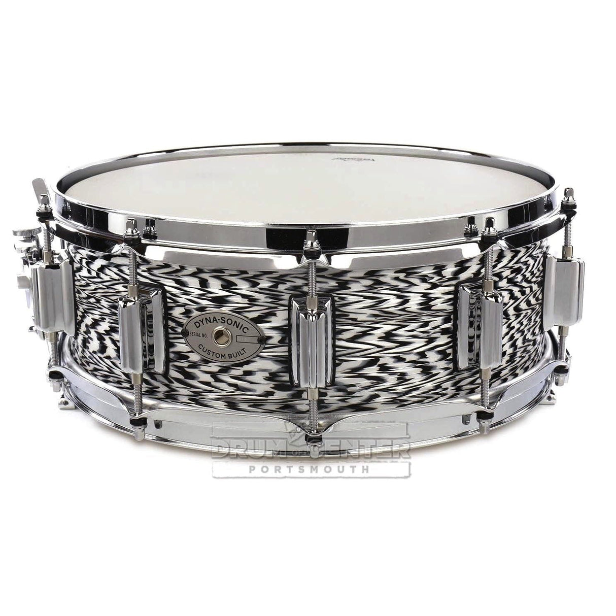 Rogers Dyna-sonic Wood Shell Snare Drum 14x5 White Onyx