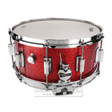 Rogers Dyna-sonic Wood Shell Snare Drum 14x6.5 Red Sparkle Lacquer