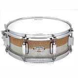 Rogers Powertone Limited Edition Snare Drum 14x5 Gold/Silver Two-Tone Lacquer