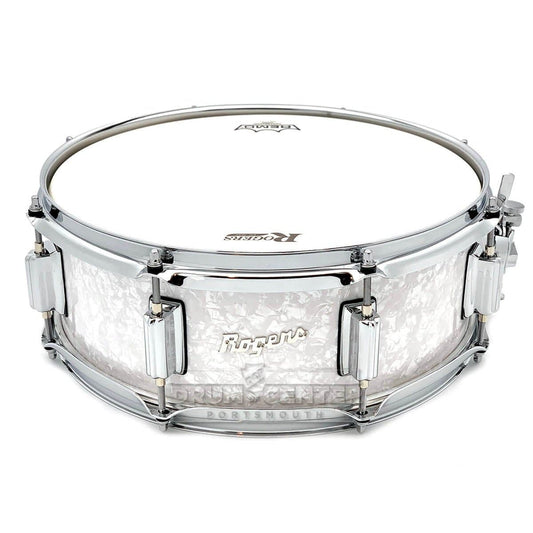 Rogers Powertone Limited Edition Snare Drum 14x5 White Marine Pearl