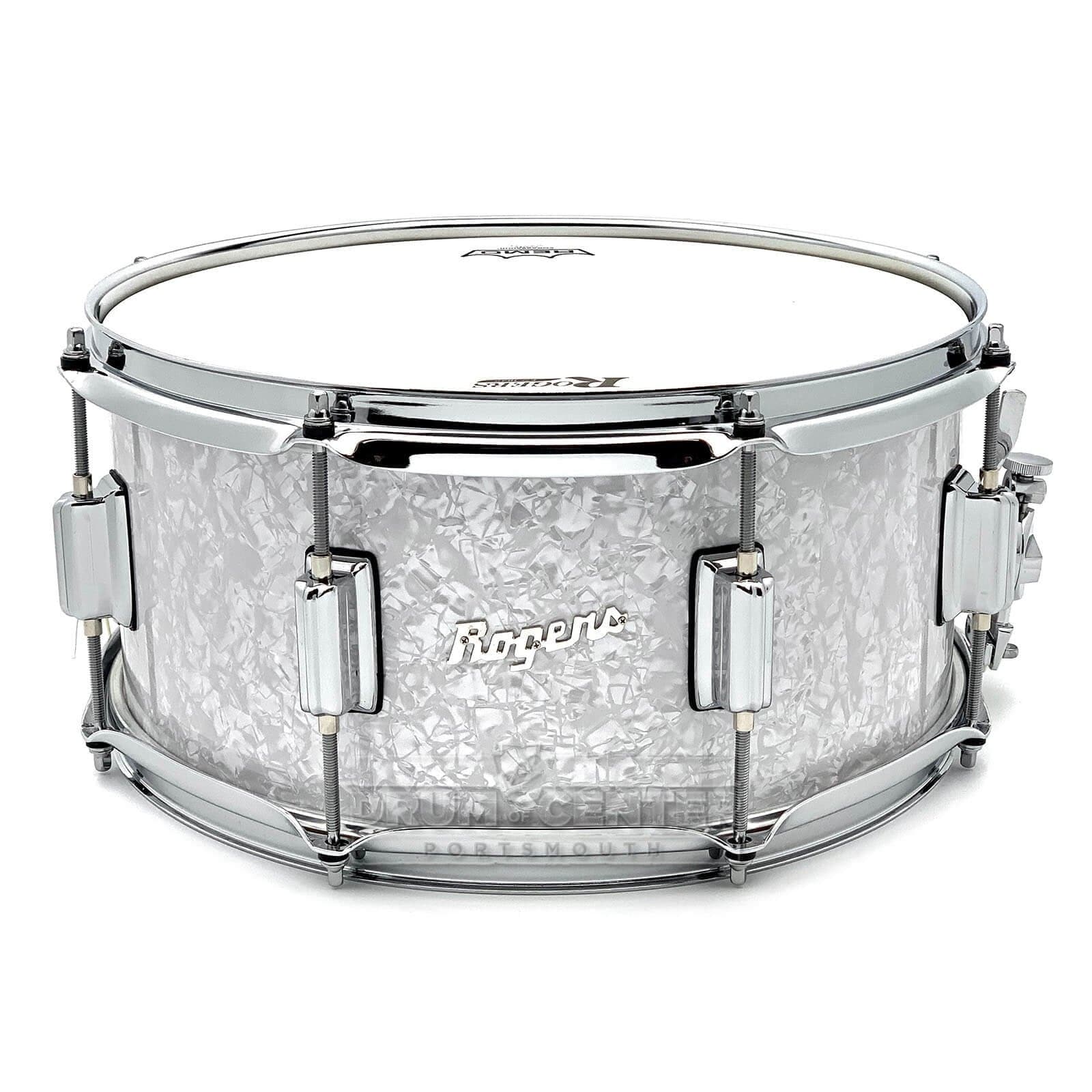 Rogers Powertone Limited Edition Snare Drum 14x6.5 White Marine Pearl