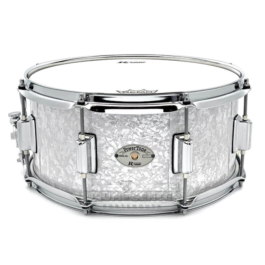 Rogers Powertone Limited Edition Snare Drum 14x6.5 White Marine Pearl