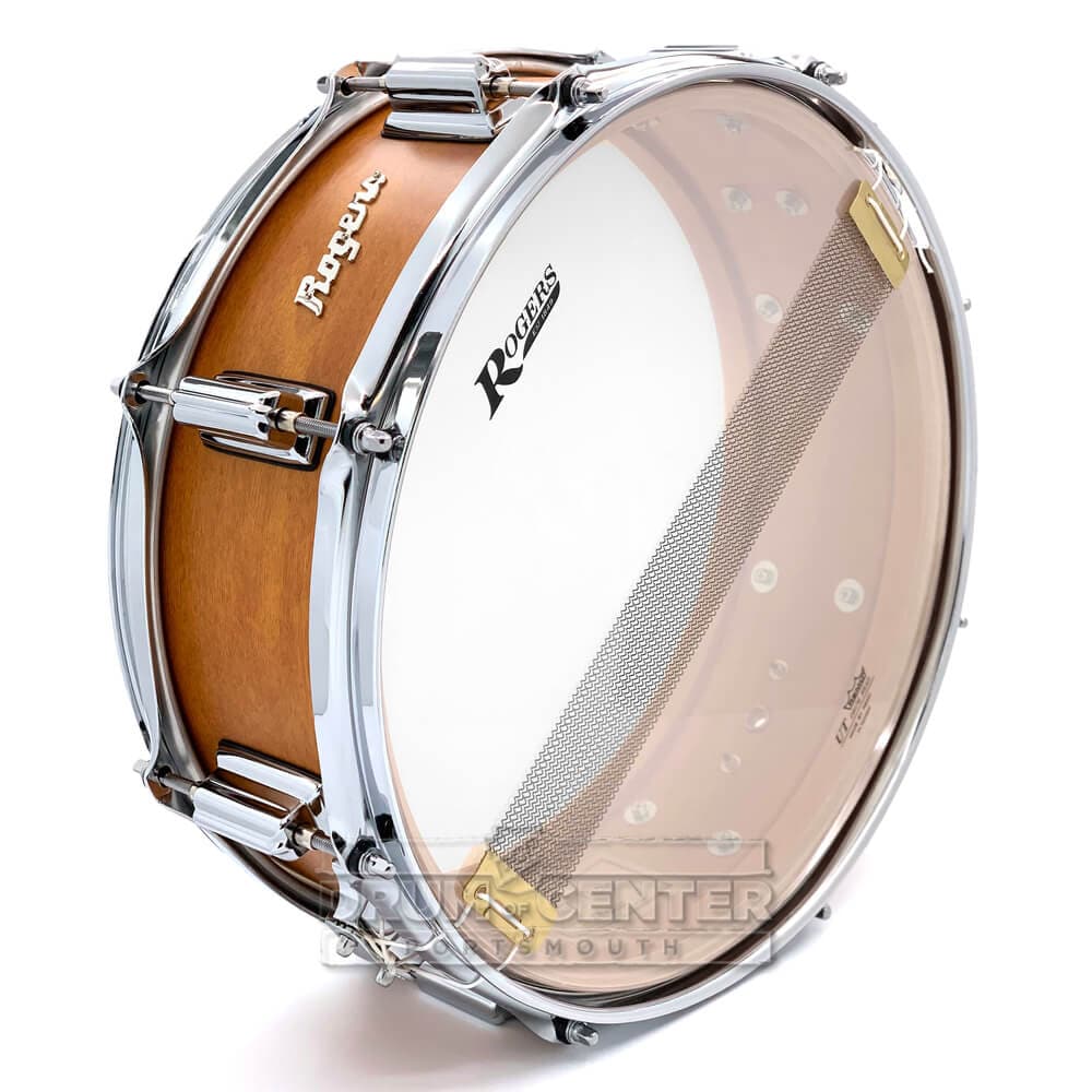 Rogers Tower Limited Edition Snare Drum 14x5 Satin Fruitwood Stain