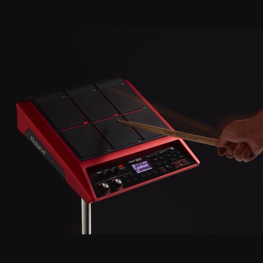 Roland SPD-SX-SE Sampling Percussion Pad - Red w/ 16GB internal memory