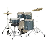 Pearl Roadshow 5pc Drum Set - 20in Bass w/Hardware and Cymbals - Aqua Blue Glitter