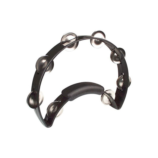 Rhythm Tech Solo Tambourine Black Nickel Jingles