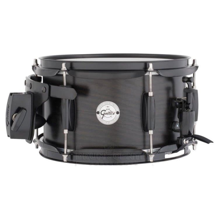 Gretsch S1-0610-ASHT Full Range Ash Snare Drum 10x6 Satin Ebony w/Mount