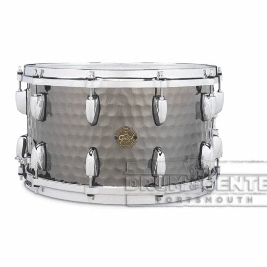 Gretsch Full Range Snare Drums : Gretsch 8x14 Hammered Black Steel