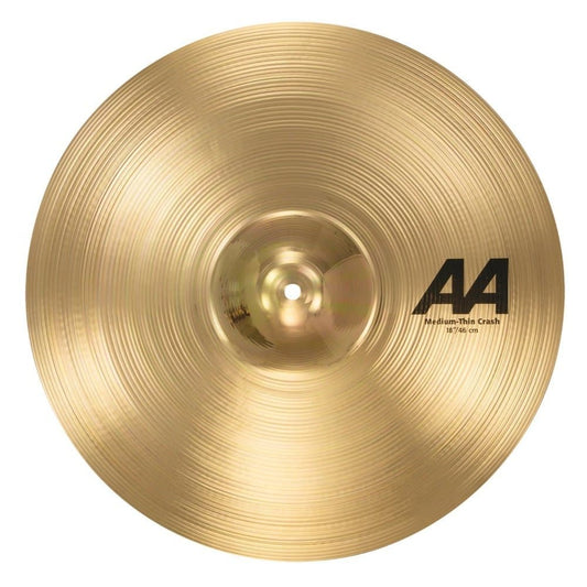 Sabian AA Medium Thin Crash Cymbal 18" Brilliant