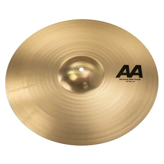 Sabian AA Medium Thin Crash Cymbal 18" Brilliant