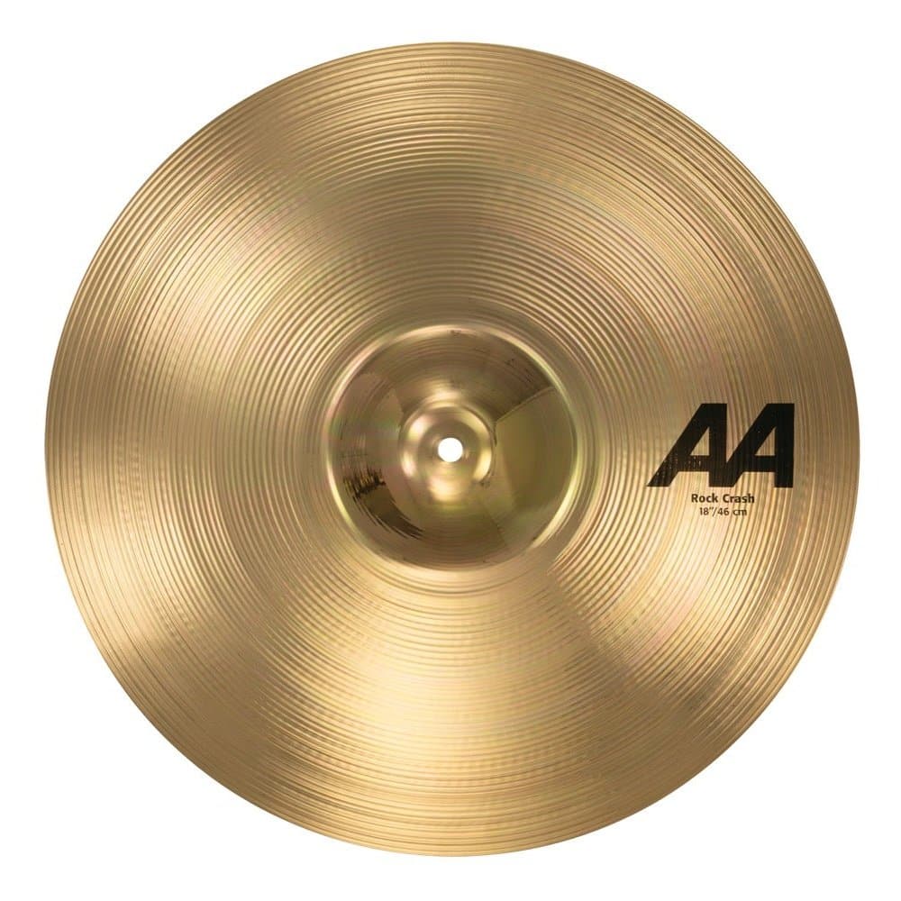 Sabian 18" AA Rock Crash Brilliant Finish
