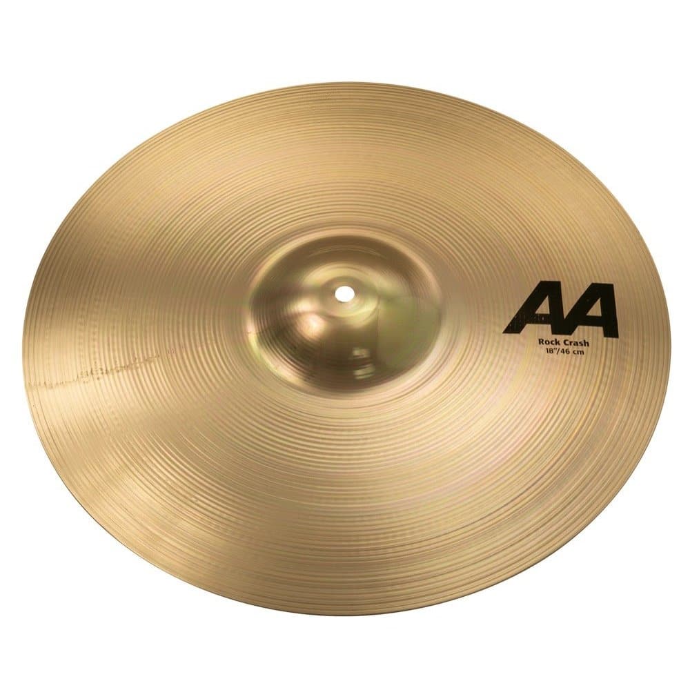 Sabian 18" AA Rock Crash Brilliant Finish