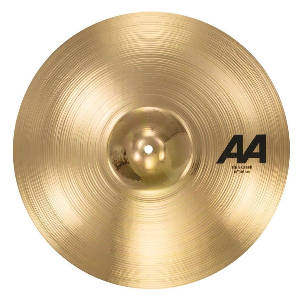 Sabian 18" AA Thin Crash Brilliant Finish