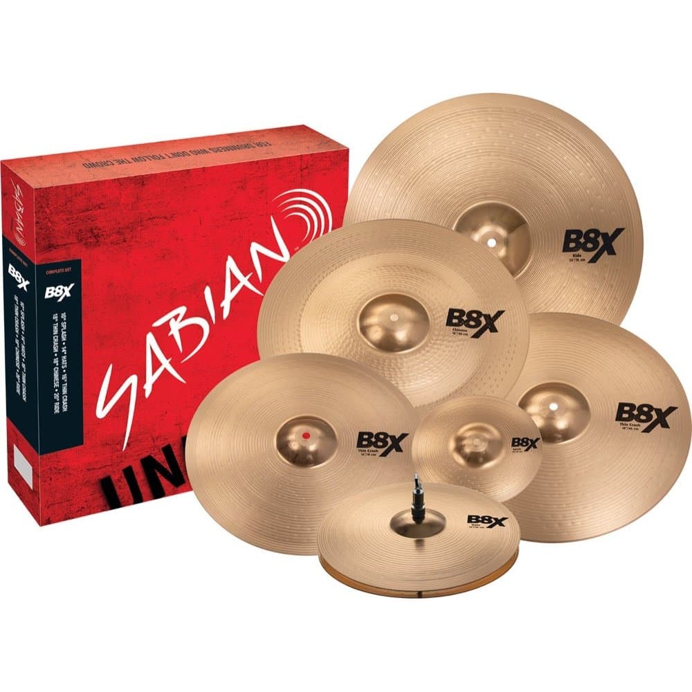 Sabian B8X Complete Cymbal Set 10/14/16/18/18/20