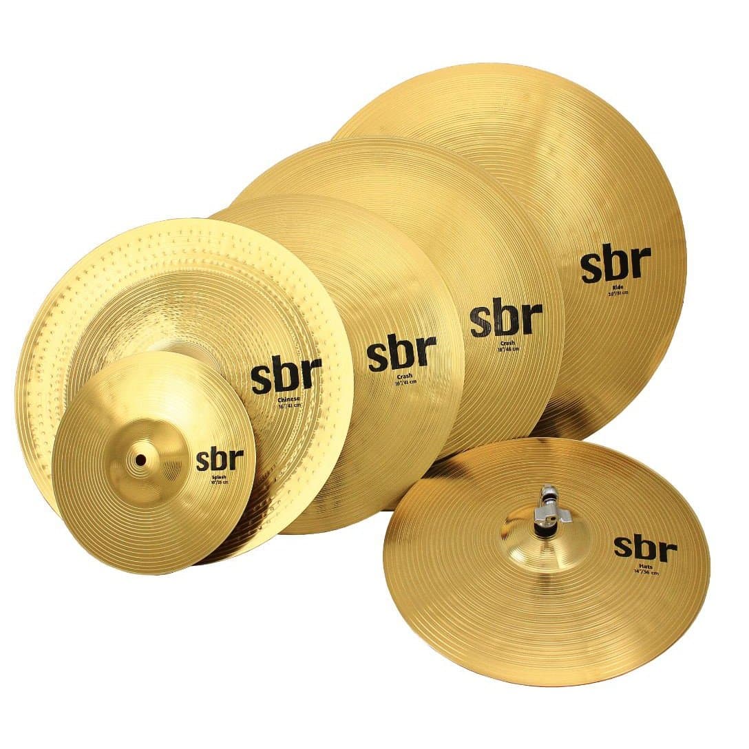 Sabian SBr Super Cymbal Set w/Free 18" Crash