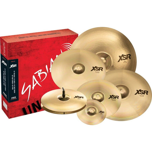 Sabian XSR Super Set  w/Free 10" Splash and 18" XSR Fast Crash