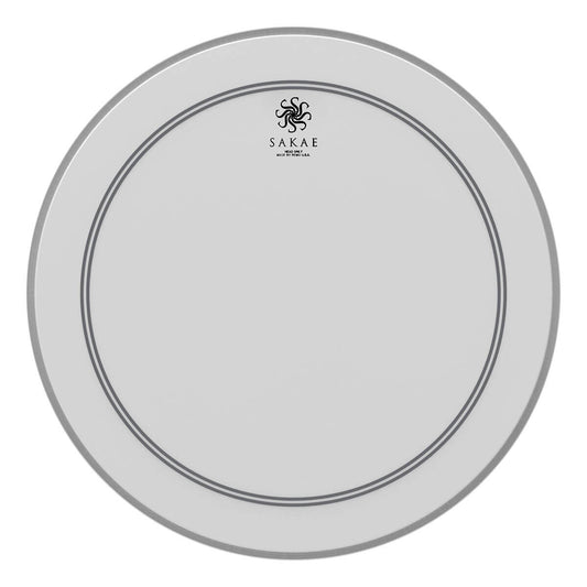 Sakae Bass Drum Logo Head: Powerstroke 3 Coated 24"