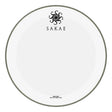 Sakae Bass Drum Logo Head: Powerstroke 3 Smooth White 18"