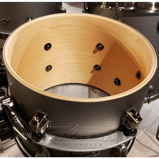 Mapex Saturn Evolution Workhorse 5 Pc Maple Drum Set Without Snare - 22/10/12/14/16 - Gun Metal Grey