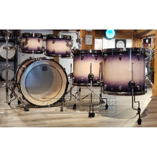 Mapex Saturn Evolution Workhorse 5 Pc Birch Drum Set Without Snare - 22/10/12/14/16 - Exotic Violet Burst