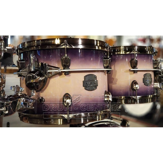 Mapex Saturn Evolution Workhorse 5 Pc Birch Drum Set Without Snare - 22/10/12/14/16 - Exotic Violet Burst