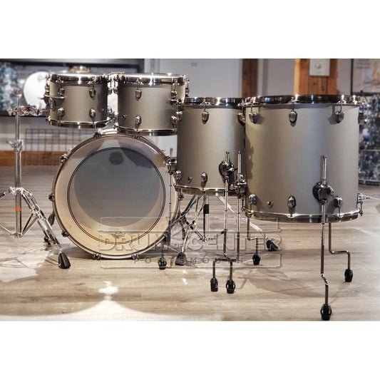 Mapex Saturn Evolution Workhorse 5 Pc Maple Drum Set Without Snare - 22/10/12/14/16 - Gun Metal Grey