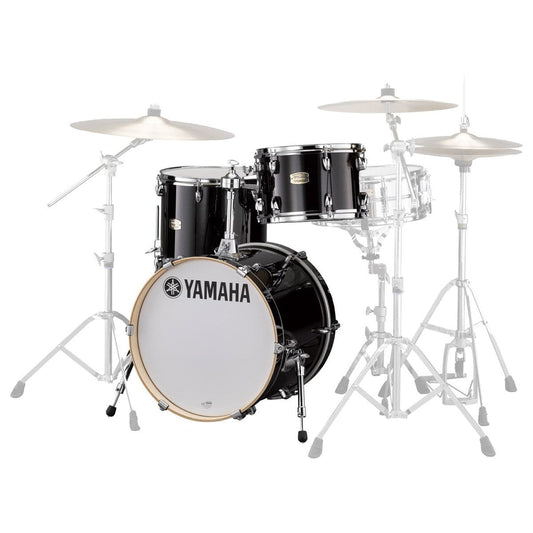 Yamaha Stage Custom Birch Jazz 3pc Drum Set Raven Black