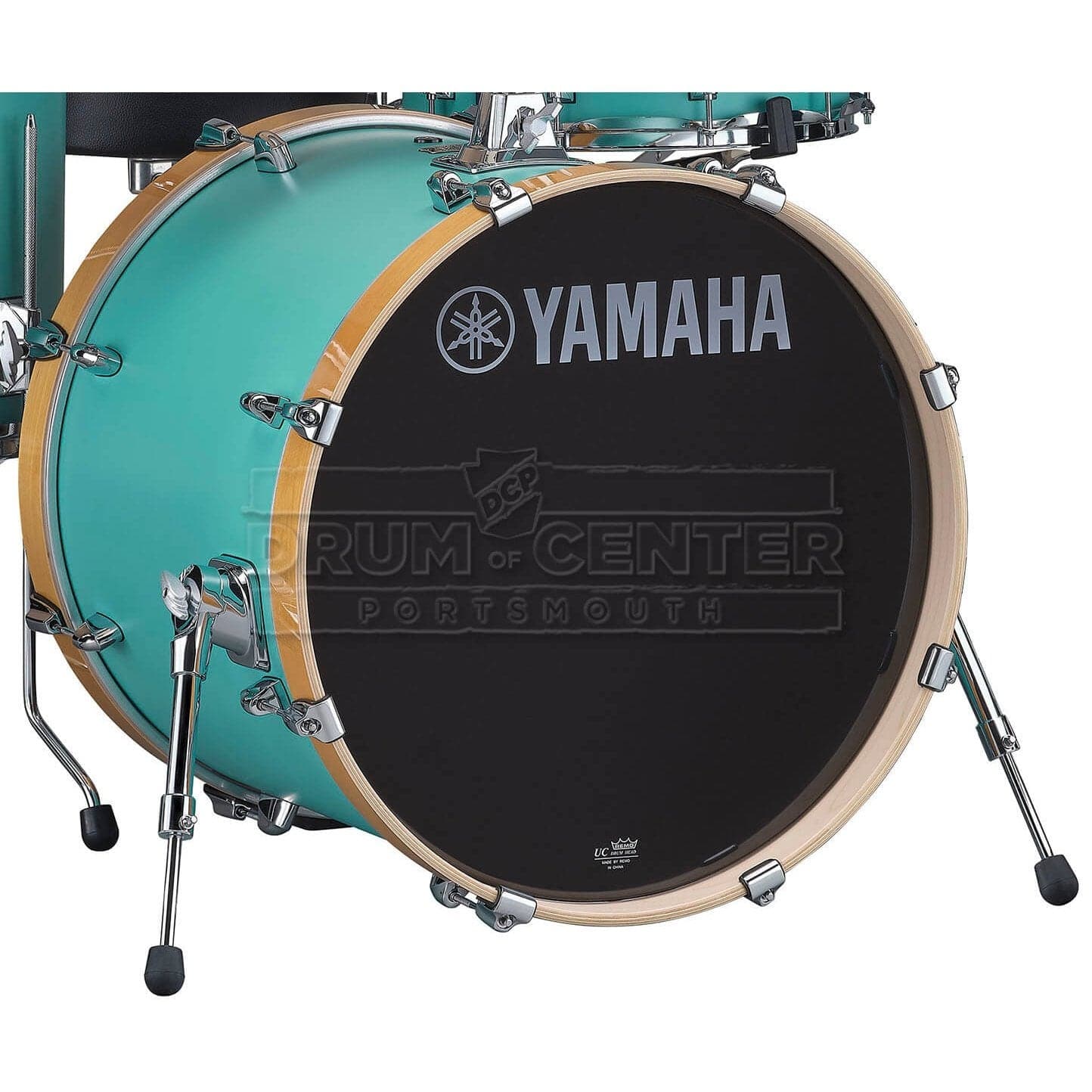 Yamaha Stage Custom Birch Bass Drum 24x15 Matte Surf Green