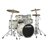 Yamaha Stage Custom Birch 5pc Drum Set w/20BD & 680 Hardware - Classic White